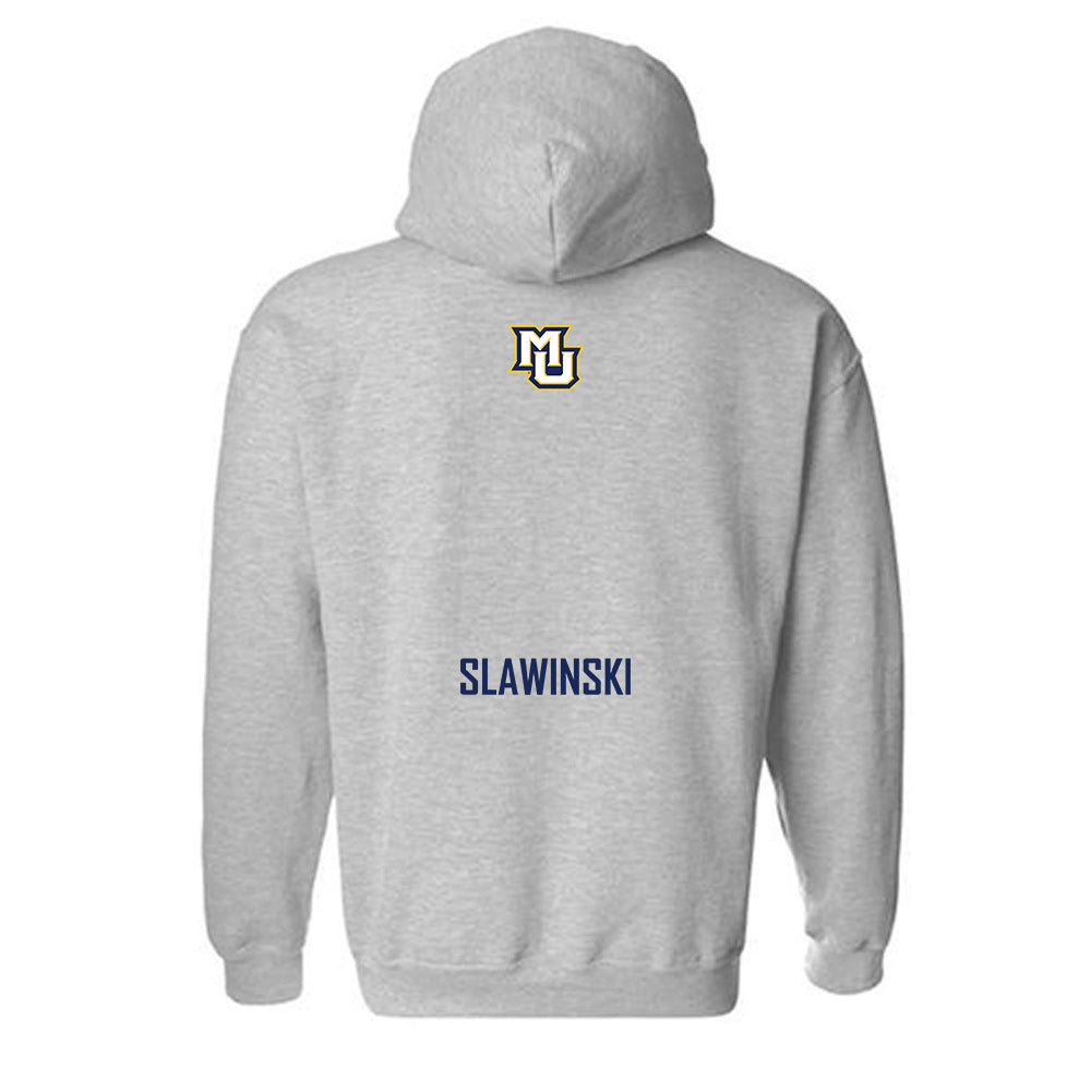 Marquette - NCAA Men's Soccer : Will Slawinski - Sports Shersey Hooded Sweatshirt-1