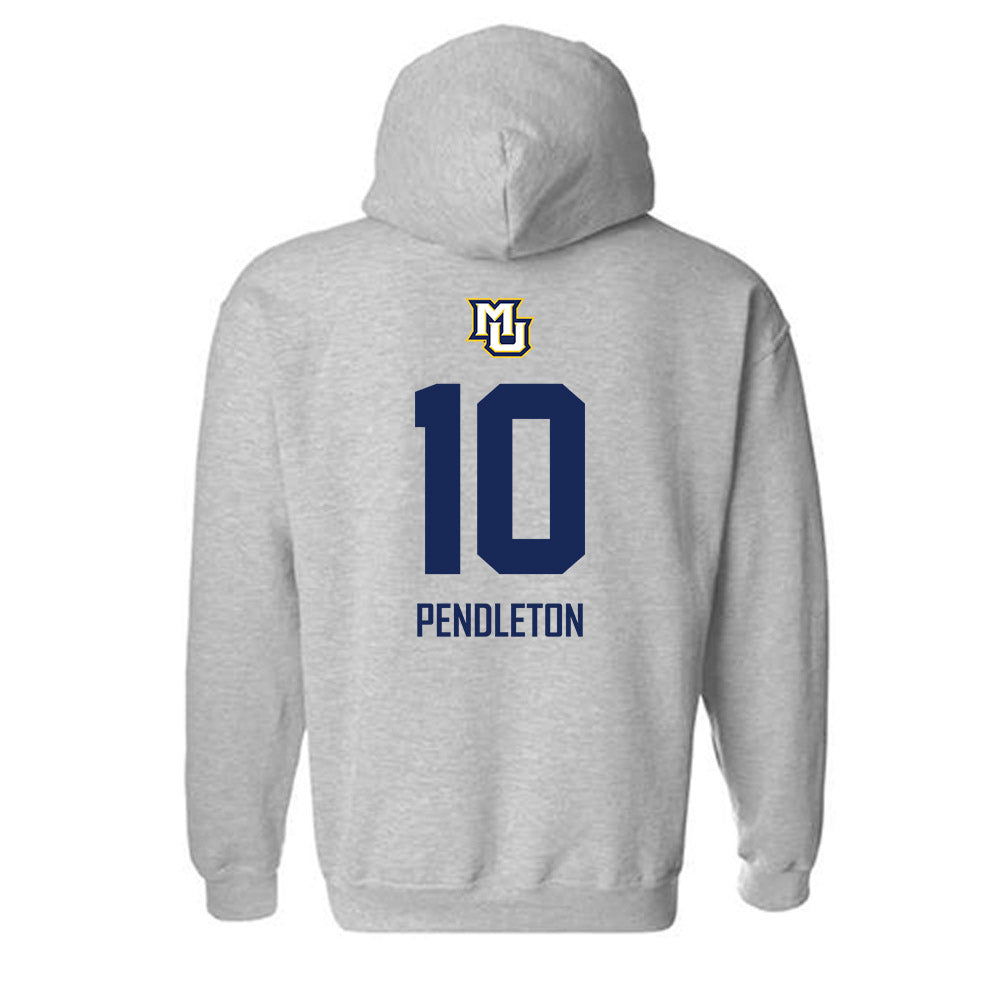 Marquette - NCAA Men's Soccer : Nico Pendleton - Sports Shersey Hooded Sweatshirt-1