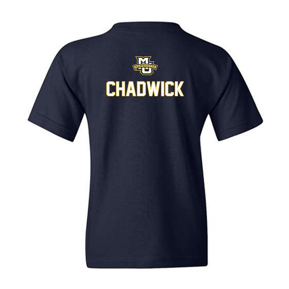 Marquette - NCAA Men's Track & Field : Jack Chadwick - Generic Sports Shersey Youth T-Shirt-1