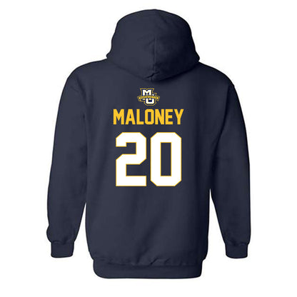 Marquette - NCAA Men's Lacrosse : Michael Maloney - Sports Shersey Hooded Sweatshirt-1