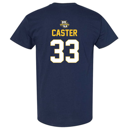 Marquette - NCAA Men's Lacrosse : Chandler Caster - Sports Shersey T-Shirt-1