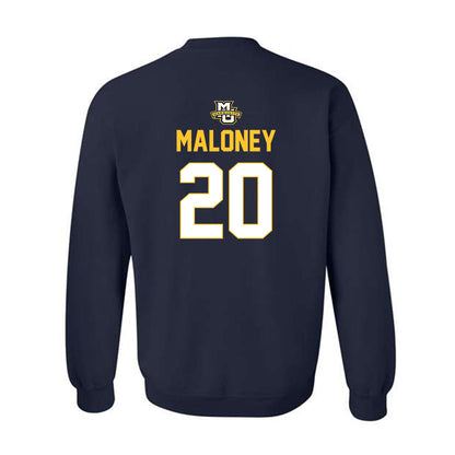 Marquette - NCAA Men's Lacrosse : Michael Maloney - Sports Shersey Crewneck Sweatshirt-1