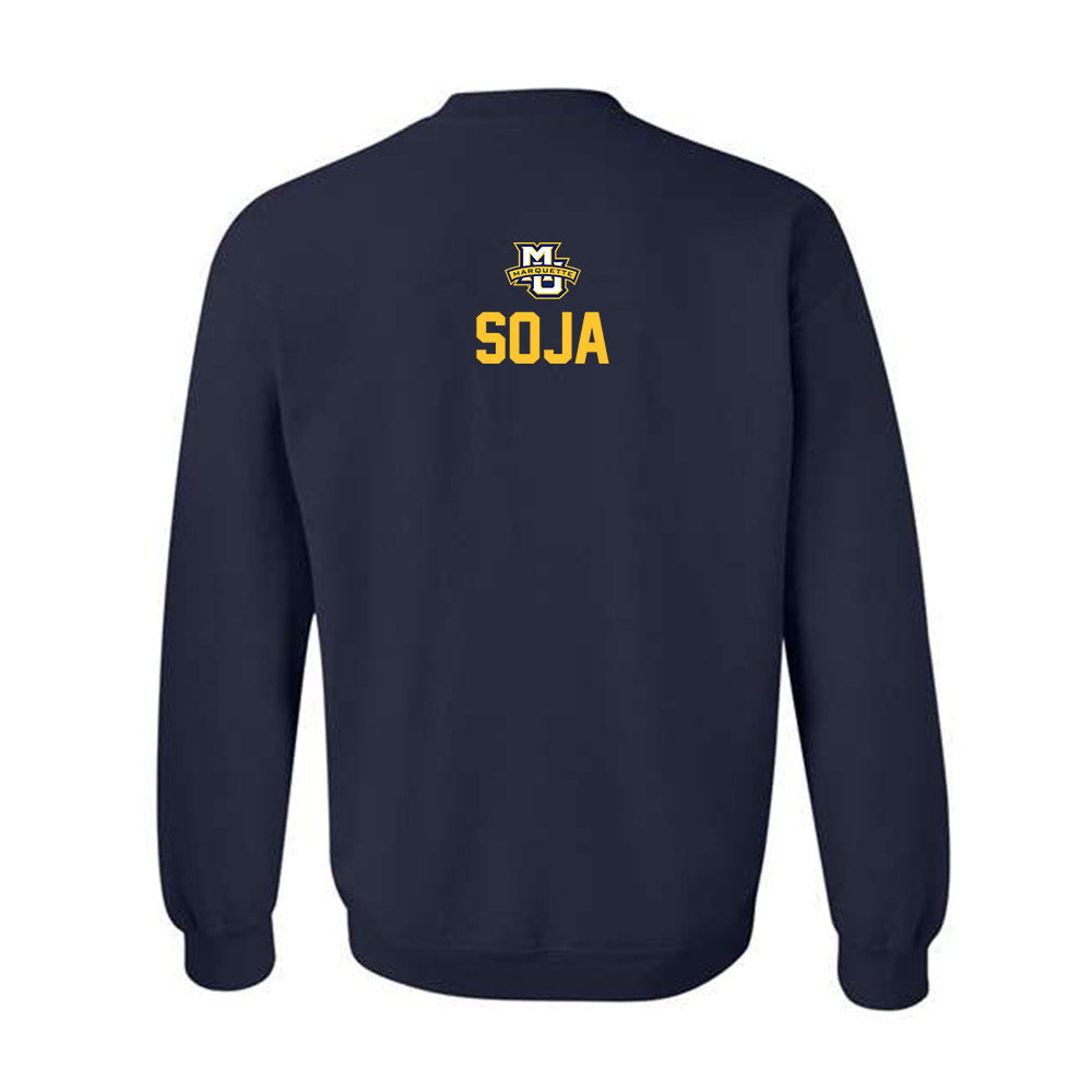 Marquette - NCAA Men's Lacrosse : Russell Soja - Sports Shersey Crewneck Sweatshirt-1
