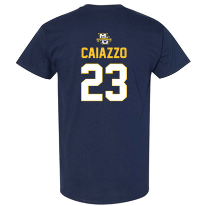 Marquette - NCAA Men's Lacrosse : Sal Caiazzo - Sports Shersey T-Shirt-1