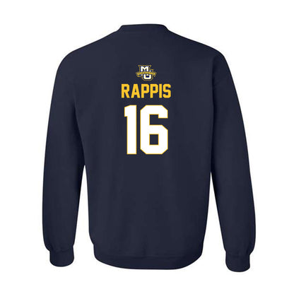 Marquette - NCAA Men's Lacrosse : Nolan Rappis - Sports Shersey Crewneck Sweatshirt-1
