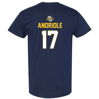 Marquette - NCAA Men's Lacrosse : Thomas Andriole - Sports Shersey T-Shirt-1