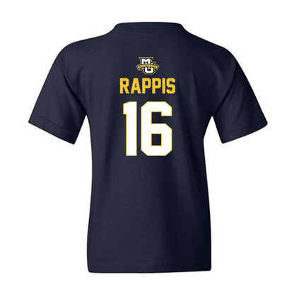 Marquette - NCAA Men's Lacrosse : Nolan Rappis - Sports Shersey Youth T-Shirt-1