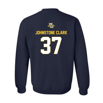 Marquette - NCAA Men's Lacrosse : Pierce Johnstone Clark - Sports Shersey Crewneck Sweatshirt-1