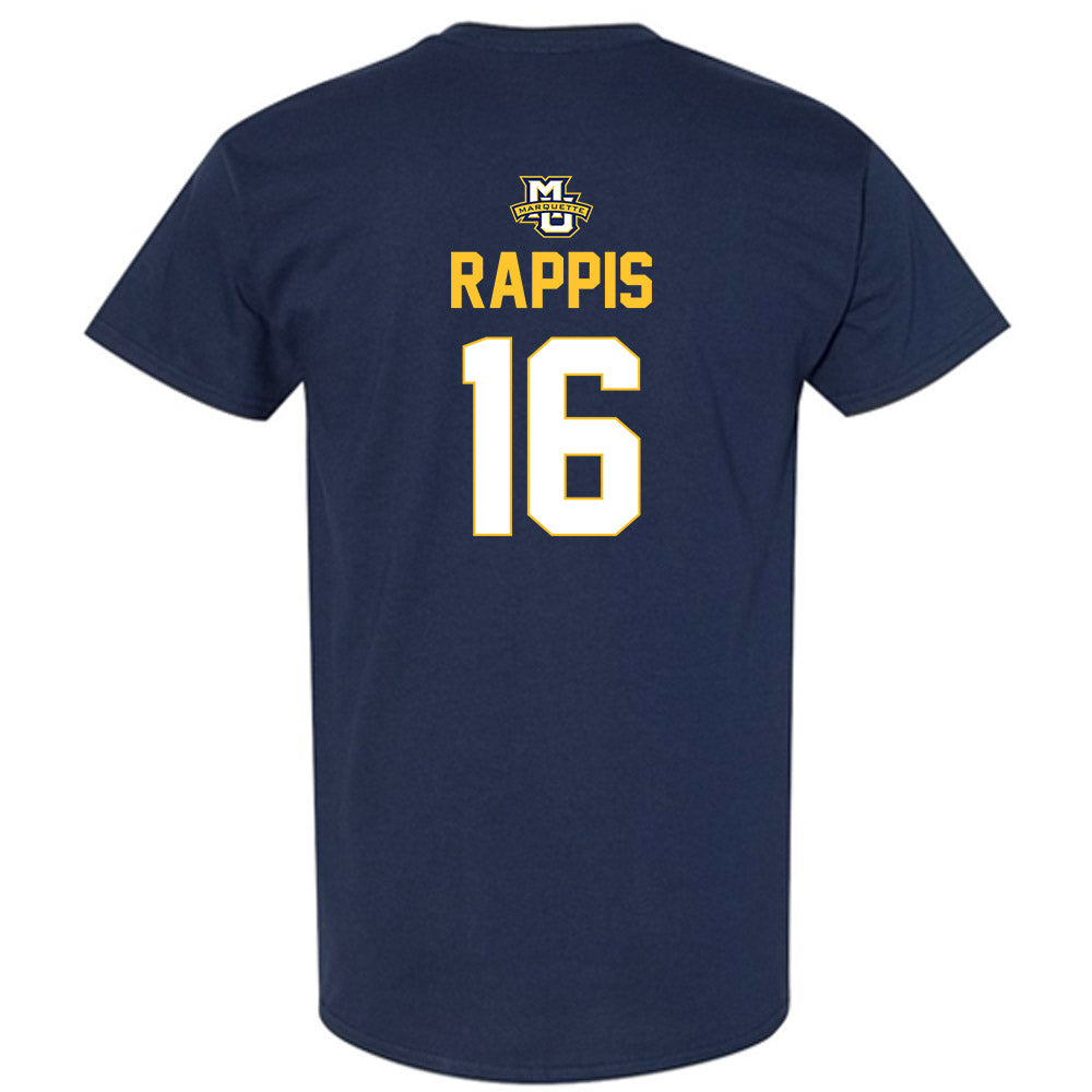 Marquette - NCAA Men's Lacrosse : Nolan Rappis - Sports Shersey T-Shirt-1