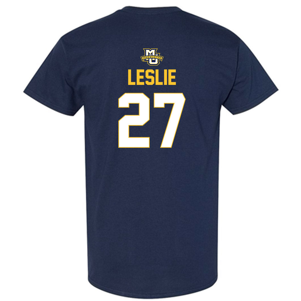 Marquette - NCAA Men's Lacrosse : Parker Leslie - Sports Shersey T-Shirt-1