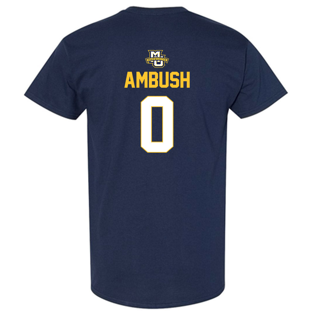 Marquette - NCAA Men's Lacrosse : Ty Ambush - Sports Shersey T-Shirt-1