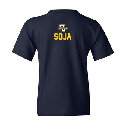 Marquette - NCAA Men's Lacrosse : Russell Soja - Sports Shersey Youth T-Shirt-1