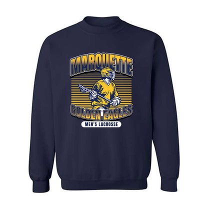 Marquette - NCAA Men's Lacrosse : Beau Westphal - Sports Shersey Crewneck Sweatshirt-0