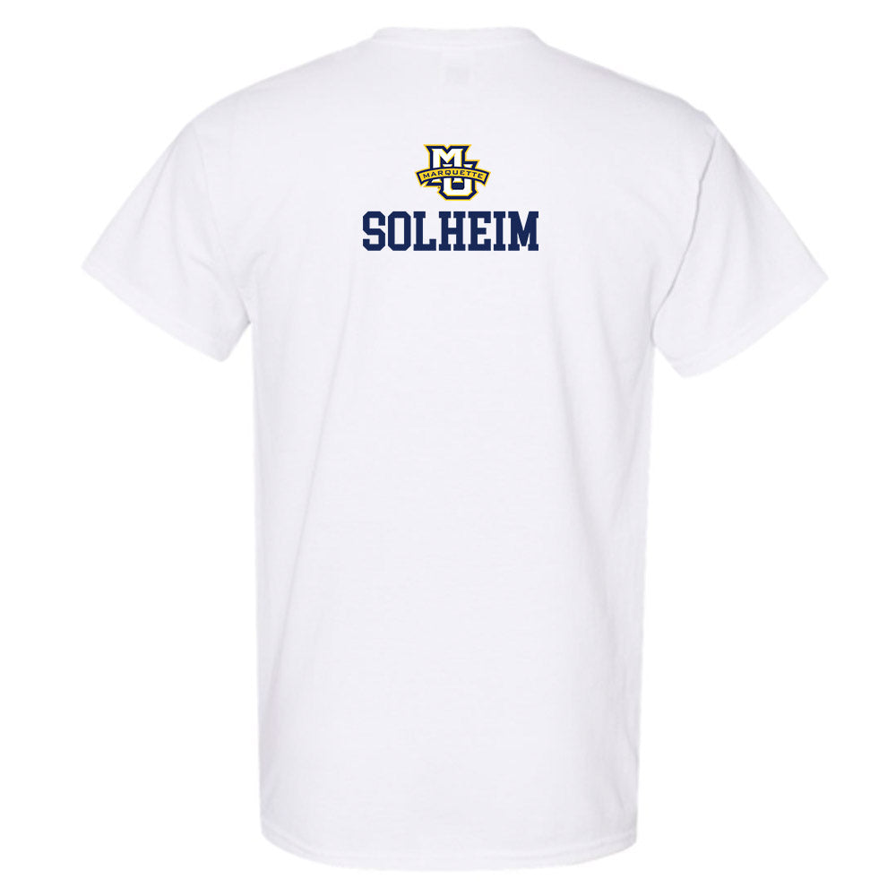 Marquette - NCAA Men's Tennis : Even Solheim - Generic Sports Shersey T-Shirt-1
