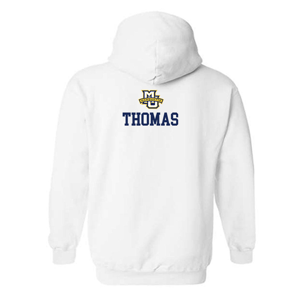 Marquette - NCAA Men's Tennis : Alex Thomas - Generic Sports Shersey Hooded Sweatshirt-1
