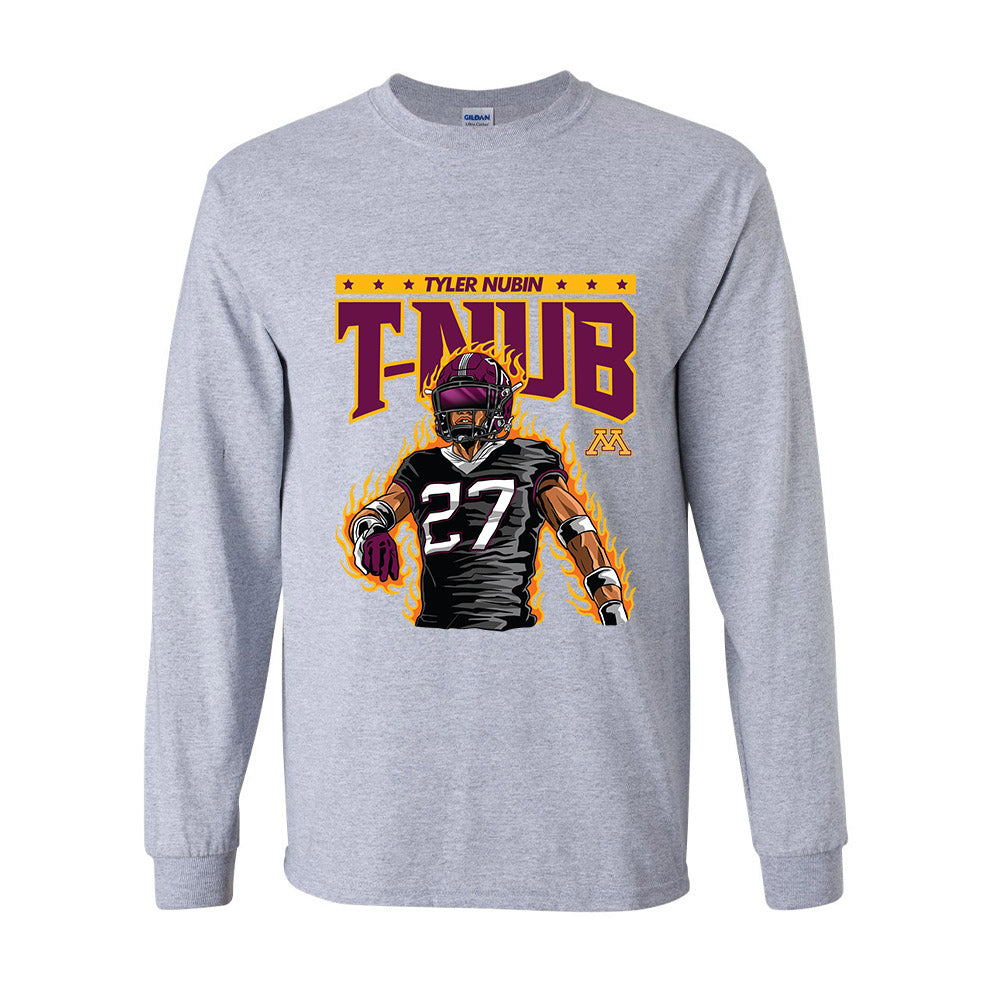 Minnesota - NCAA Football : Tyler Nubin Defensive Back Long Sleeves T-Shirt