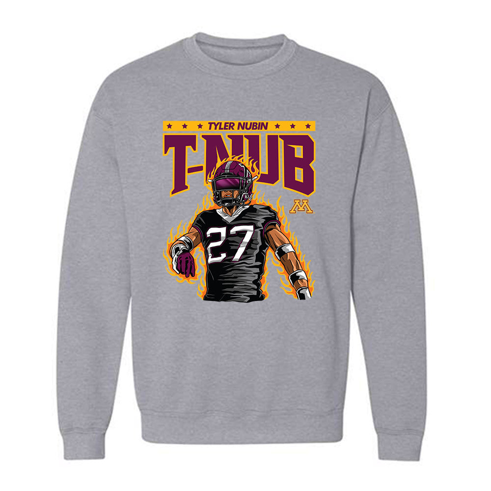 Minnesota - NCAA Football : Tyler Nubin Defensive Back Crewneck Sweatshirt