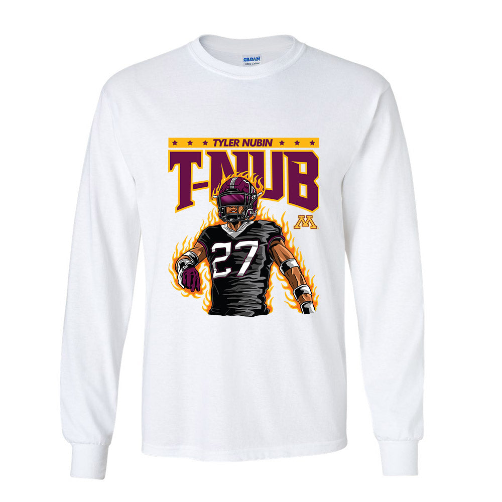 Minnesota - NCAA Football : Tyler Nubin Defensive Back Long Sleeves T-Shirt
