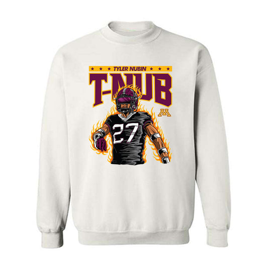 Minnesota - NCAA Football : Tyler Nubin Defensive Back Crewneck Sweatshirt
