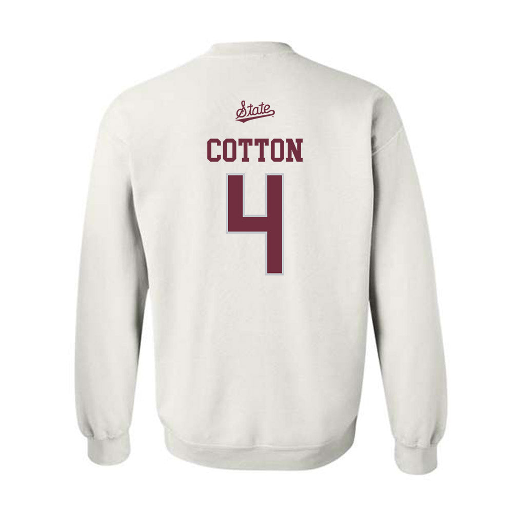 Mississippi State - NCAA Football : Zayion Cotton - Classic Shersey Crewneck Sweatshirt-1
