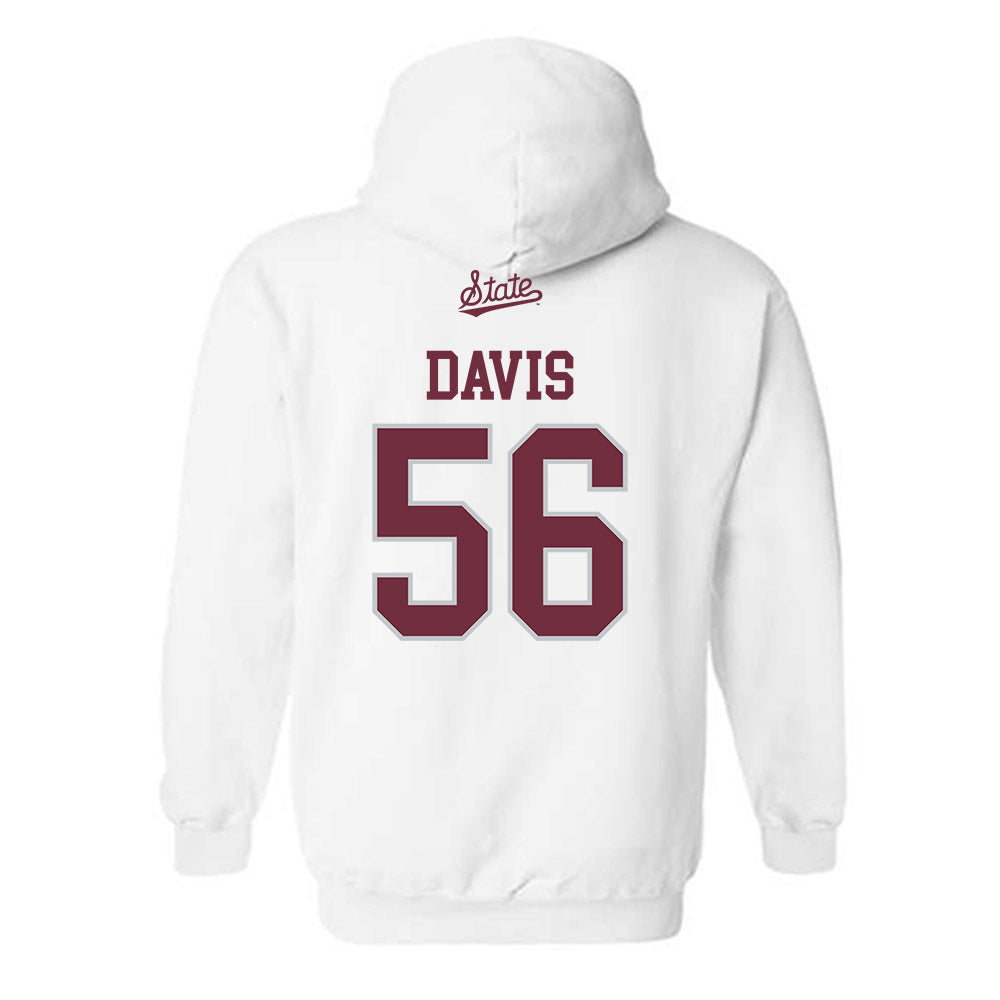 Mississippi State - NCAA Football : Wesley Davis - Classic Shersey Hooded Sweatshirt-1