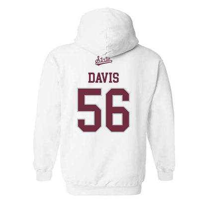 Mississippi State - NCAA Football : Wesley Davis - Classic Shersey Hooded Sweatshirt-1