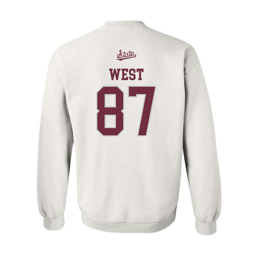 Mississippi State - NCAA Football : Sam West - Classic Shersey Crewneck Sweatshirt-1