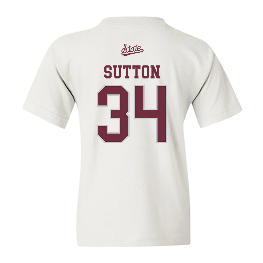 Mississippi State - NCAA Football : Vic Sutton - Classic Shersey Youth T-Shirt-1
