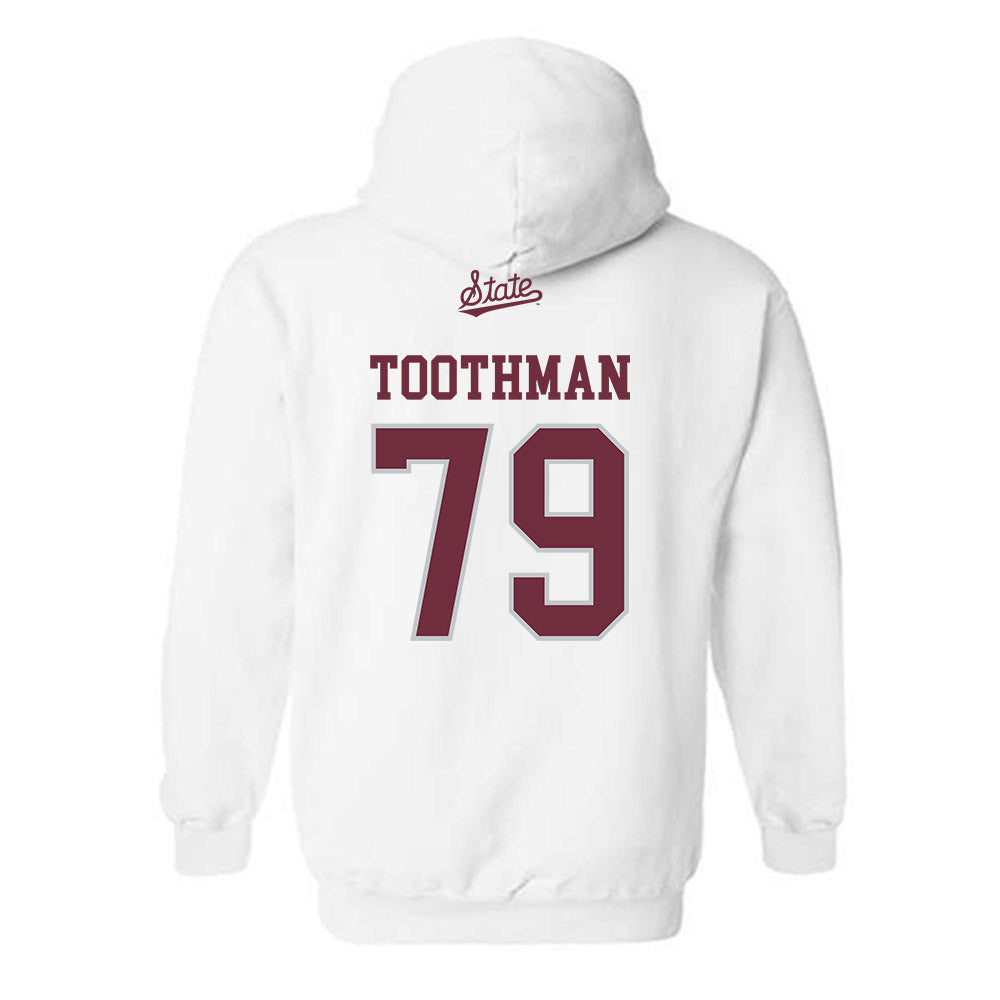 Mississippi State - NCAA Football : Dalton Toothman - Classic Shersey Hooded Sweatshirt-1