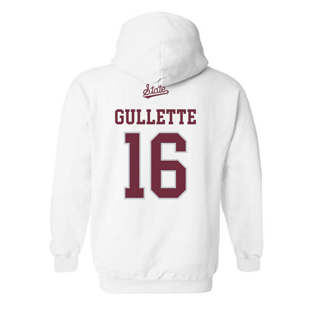 Mississippi State - NCAA Football : Derion Gullette - Classic Shersey Hooded Sweatshirt-1