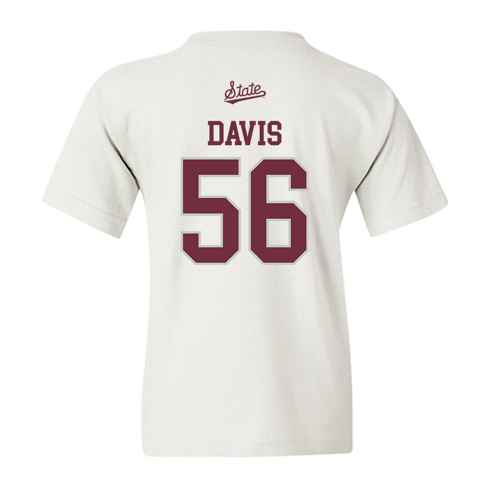 Mississippi State - NCAA Football : Wesley Davis - Classic Shersey Youth T-Shirt-1