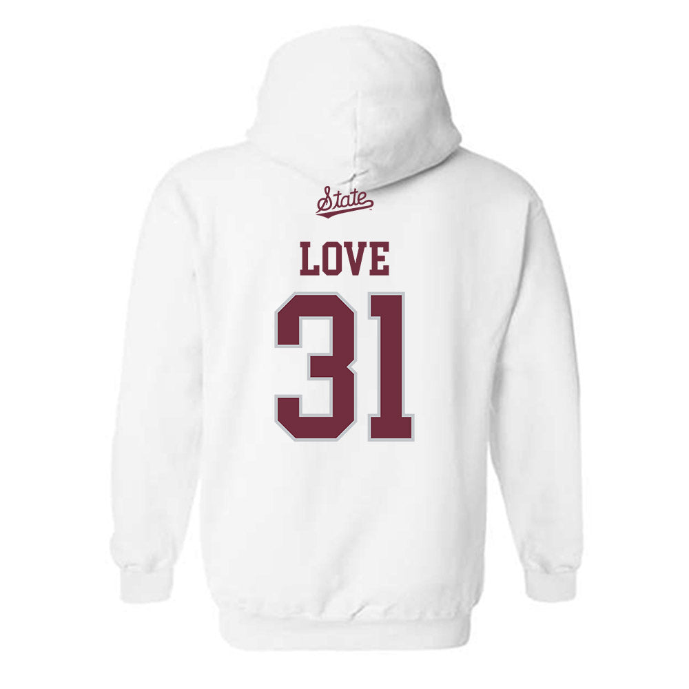 Mississippi State - NCAA Football : Terrance Love - Classic Shersey Hooded Sweatshirt-1