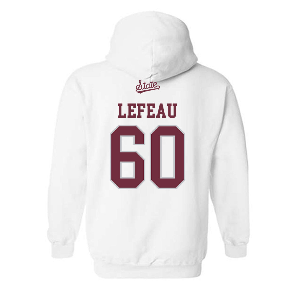 Mississippi State - NCAA Football : Matthew Lefeau - Classic Shersey Hooded Sweatshirt-1