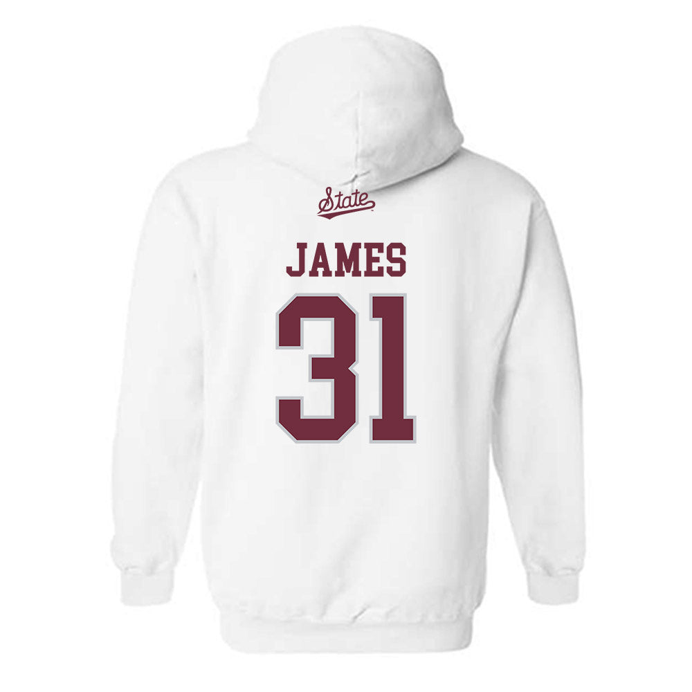 Mississippi State - NCAA Football : Lakendrick James - Classic Shersey Hooded Sweatshirt-1