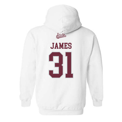 Mississippi State - NCAA Football : Lakendrick James - Classic Shersey Hooded Sweatshirt-1