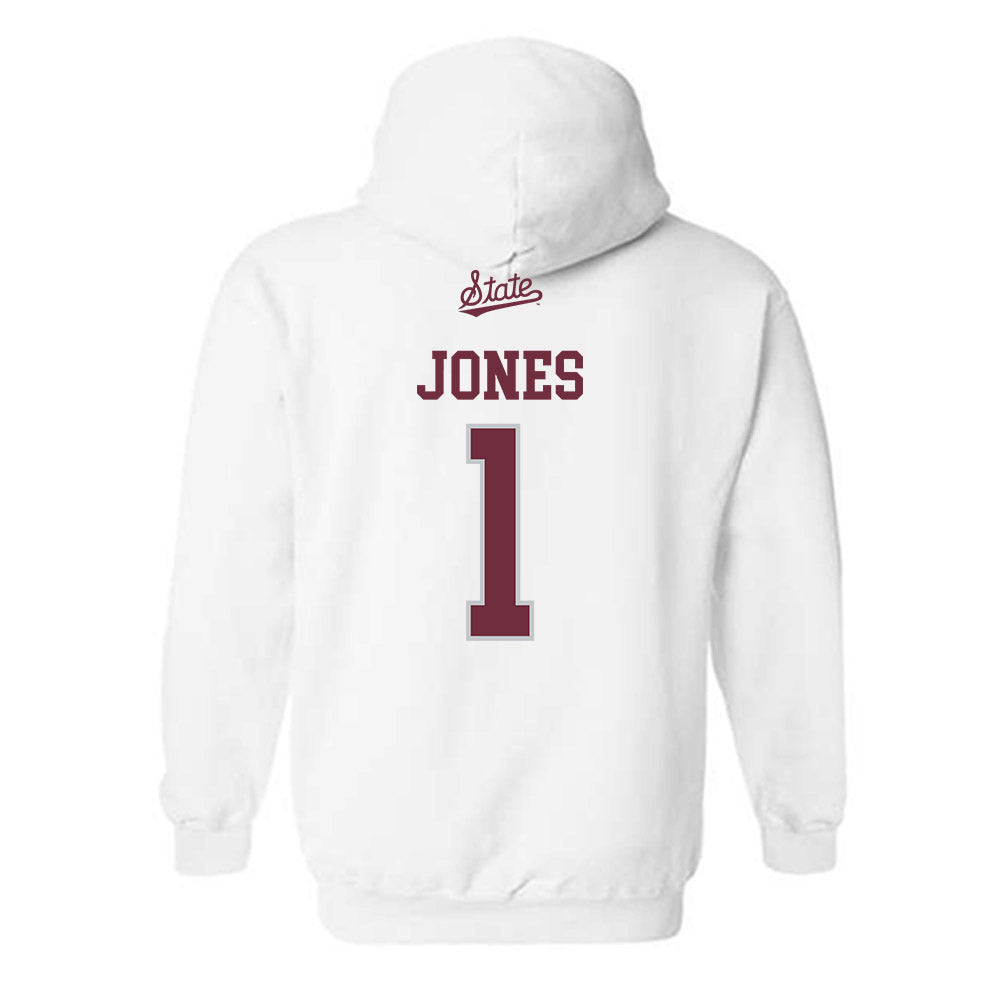 Mississippi State - NCAA Football : Kelley Jones - Classic Shersey Hooded Sweatshirt-1