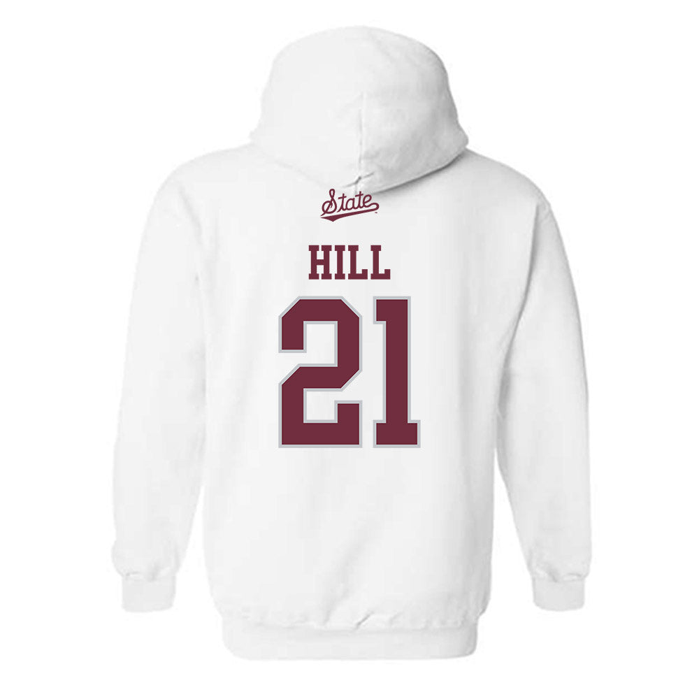 Mississippi State - NCAA Football : J.J. Hill - Classic Shersey Hooded Sweatshirt-1