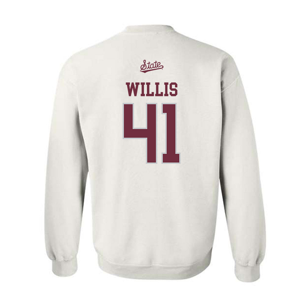 Mississippi State - NCAA Football : Tyshun Willis - Classic Shersey Crewneck Sweatshirt-1