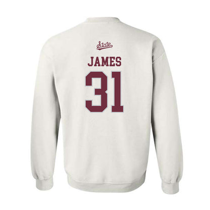 Mississippi State - NCAA Football : Lakendrick James - Classic Shersey Crewneck Sweatshirt-1