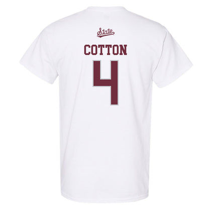 Mississippi State - NCAA Football : Zayion Cotton - Classic Shersey T-Shirt-1