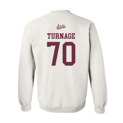 Mississippi State - NCAA Football : Breyden Turnage - Classic Shersey Crewneck Sweatshirt-1