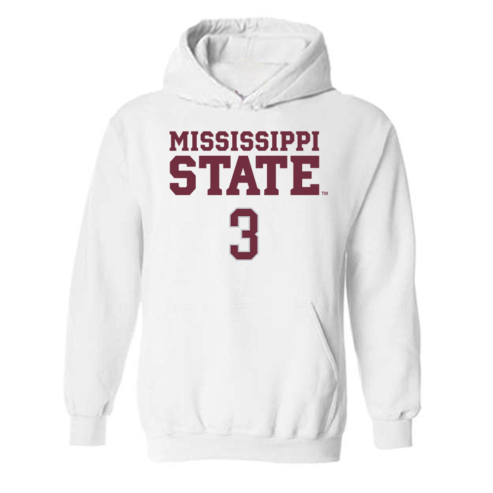 Mississippi State - NCAA Football : Anthony Evans III - Classic Shersey Hooded Sweatshirt-0