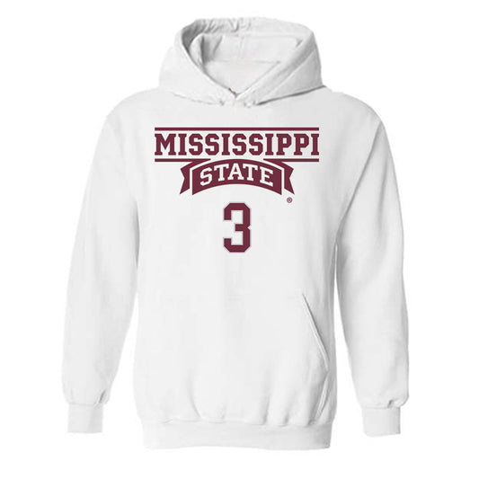 Mississippi State - NCAA Football : Anthony Evans III - Classic Shersey Hooded Sweatshirt-0