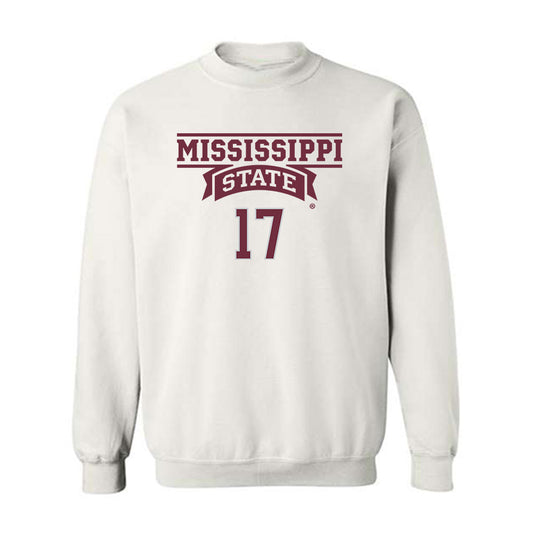 Mississippi State - NCAA Football : AJ Swann - Classic Shersey Crewneck Sweatshirt-0