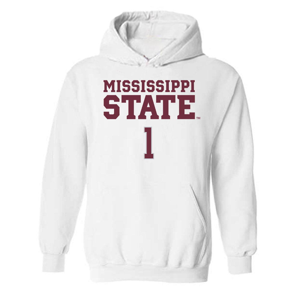 Mississippi State - NCAA Football : Kelley Jones - Classic Shersey Hooded Sweatshirt-0