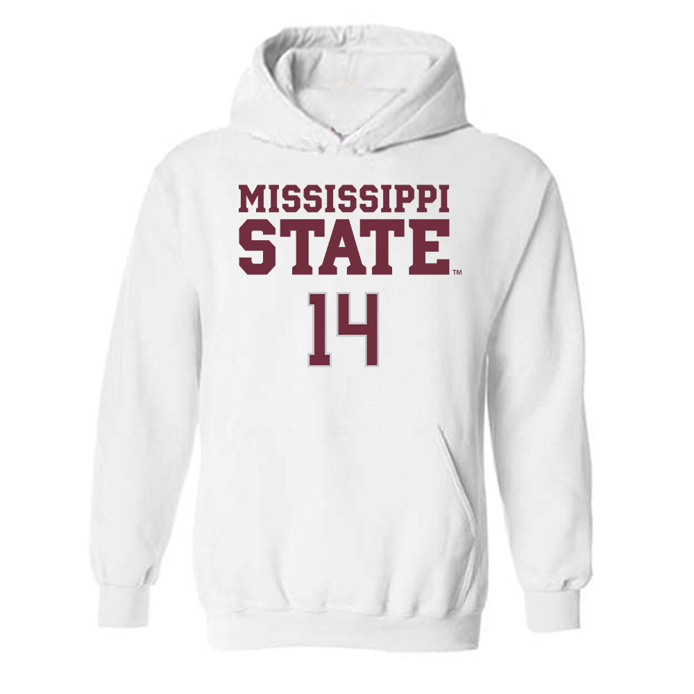 Mississippi State - NCAA Football : Brodie McWhorter - Classic Shersey Hooded Sweatshirt-0