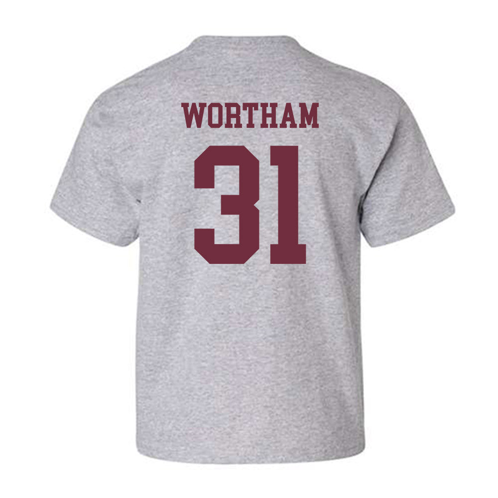 Mississippi State - NCAA Baseball : Charlie Wortham - Classic Shersey Youth T-Shirt-1