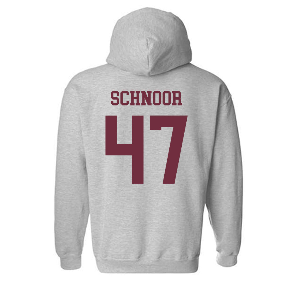 Mississippi State - NCAA Baseball : JT Schnoor - Classic Shersey Hooded Sweatshirt-1