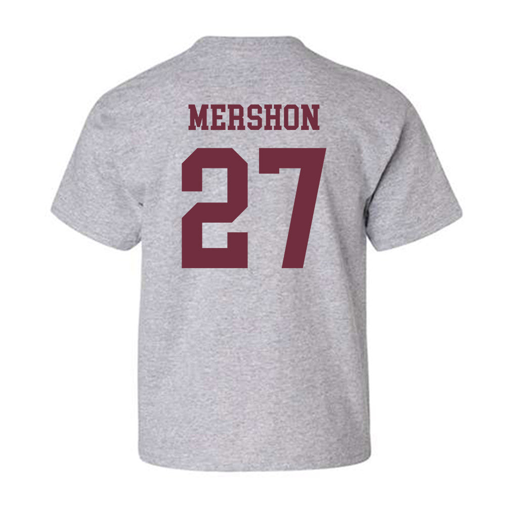 Mississippi State - NCAA Baseball : Peter Mershon - Classic Shersey Youth T-Shirt-1