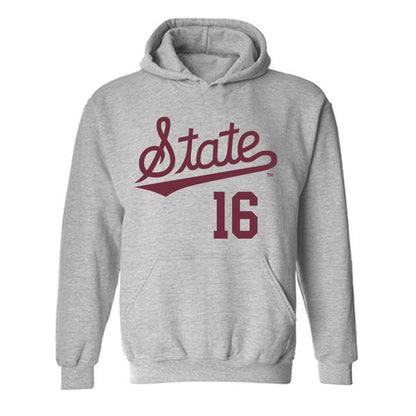 Mississippi State - NCAA Baseball : Braden Booth - Classic Shersey Hooded Sweatshirt-0